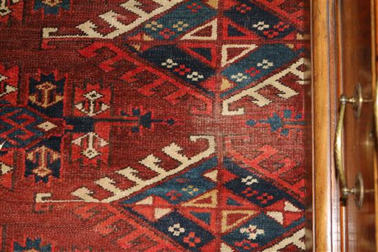 A Turkoman carpet 295 x 210cm